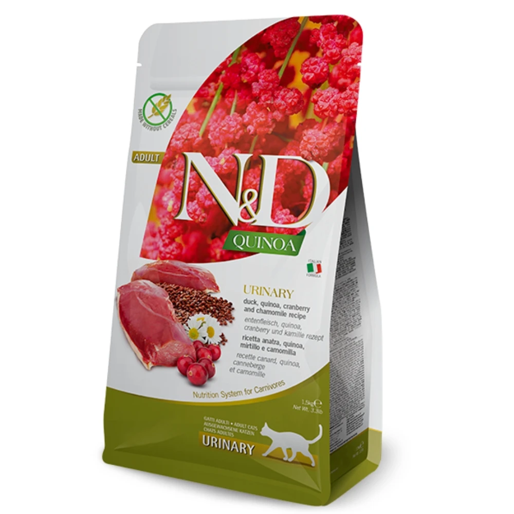 【法米納 Farmina】N&D貓飼料全系列 QC5【泌尿保健】鴨蔓越莓