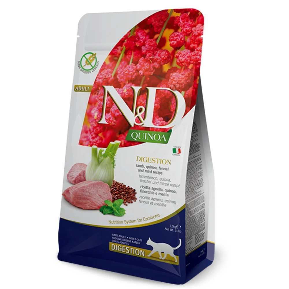 【法米納 Farmina】N&D貓飼料全系列 QC1【腸胃保健】羊肉茴香