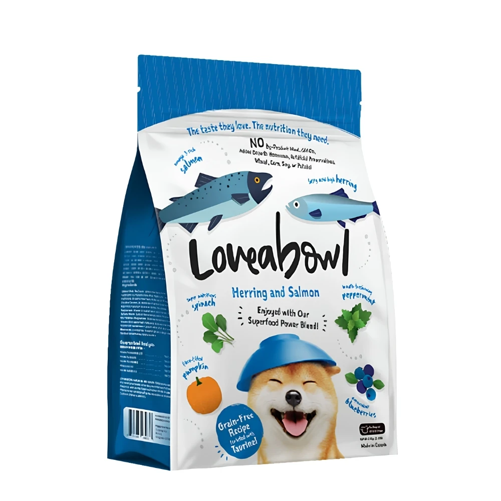【囍碗Loveabowl 】天然無穀狗飼料 (鯡魚+鮭魚)