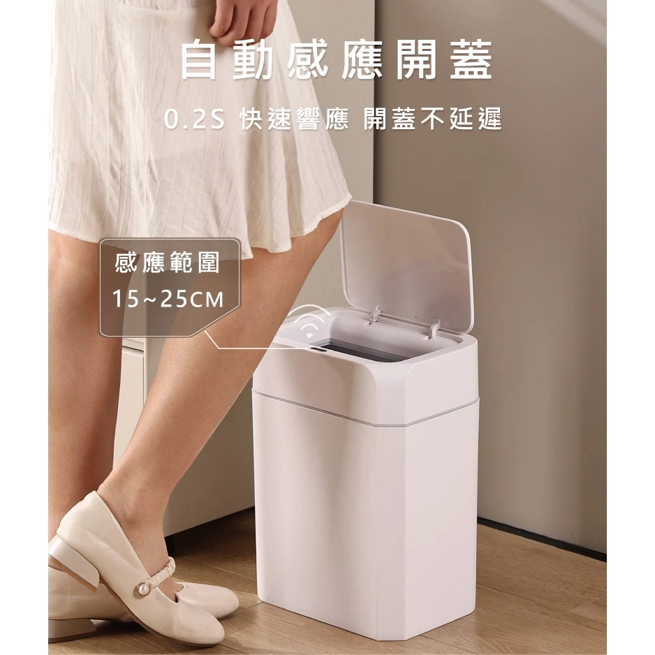 芮芮ReRe獨享優惠 FReLINE 自動感應垃圾桶組合  FTC-121+FTC-161  (12L+16L)