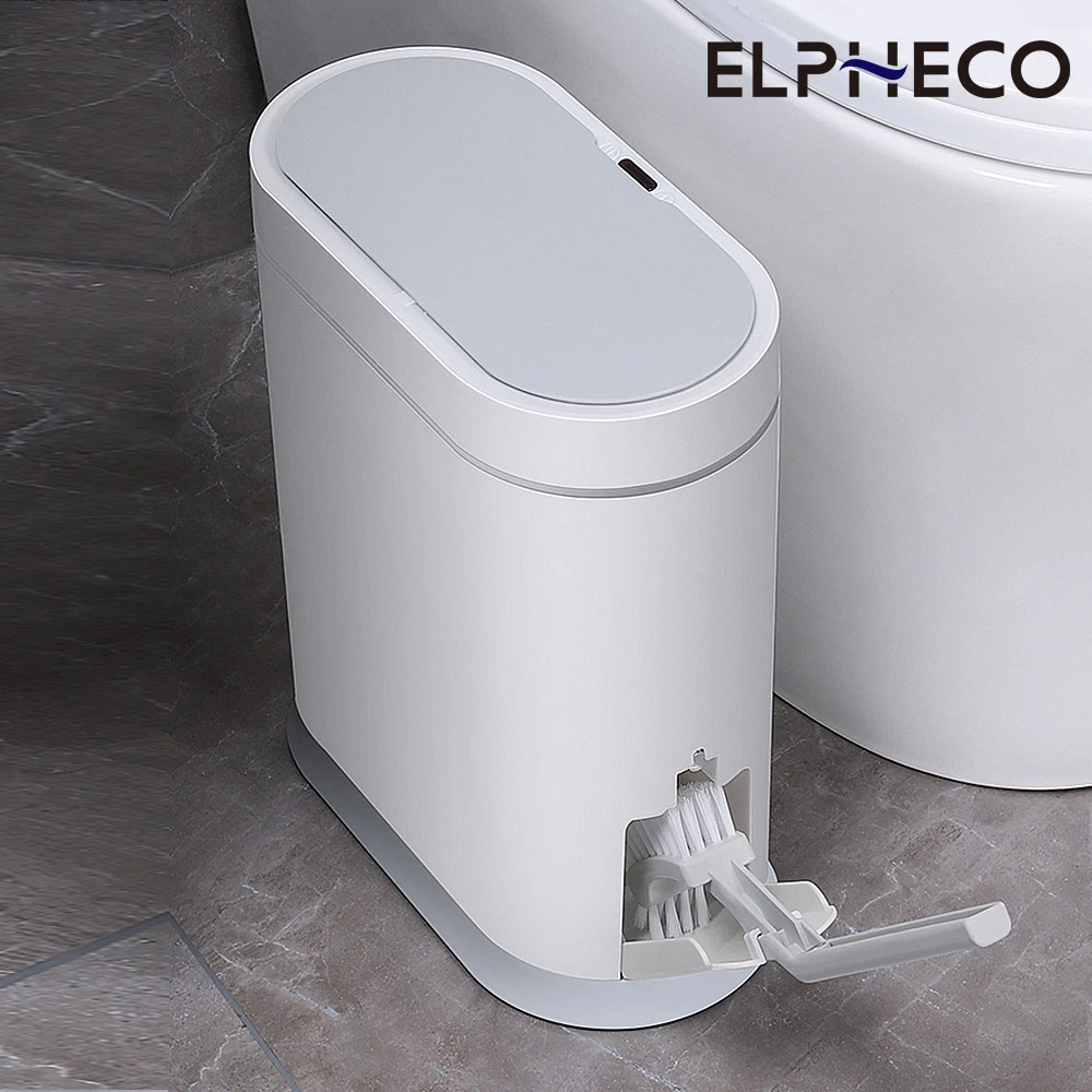 美國ELPHECO 防水感應馬桶刷垃圾桶ELPH6712W