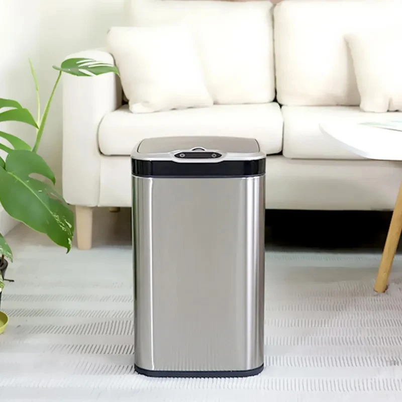 美國ELPHECO 不鏽鋼除臭感應垃圾桶 ELPH6311U(銀) 20L