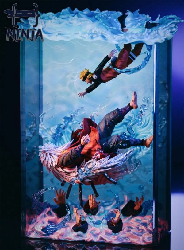 【預購】NINJA忍者 工作室  豪傑物語 自來也&鳴人  火影忍者