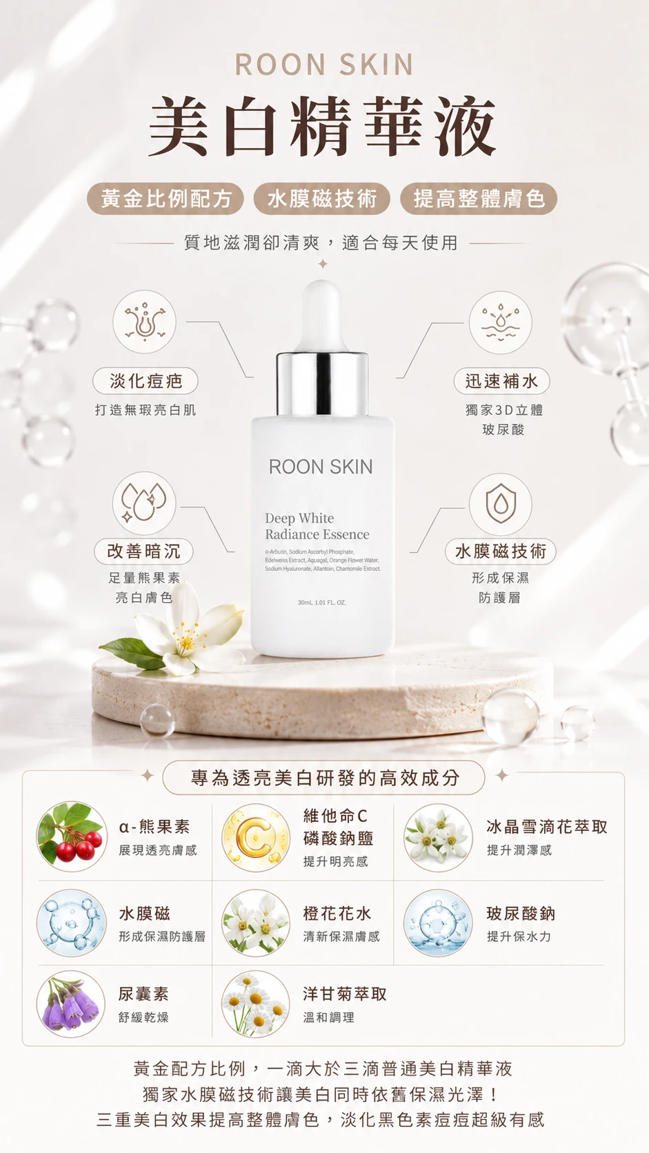 美白精華液
