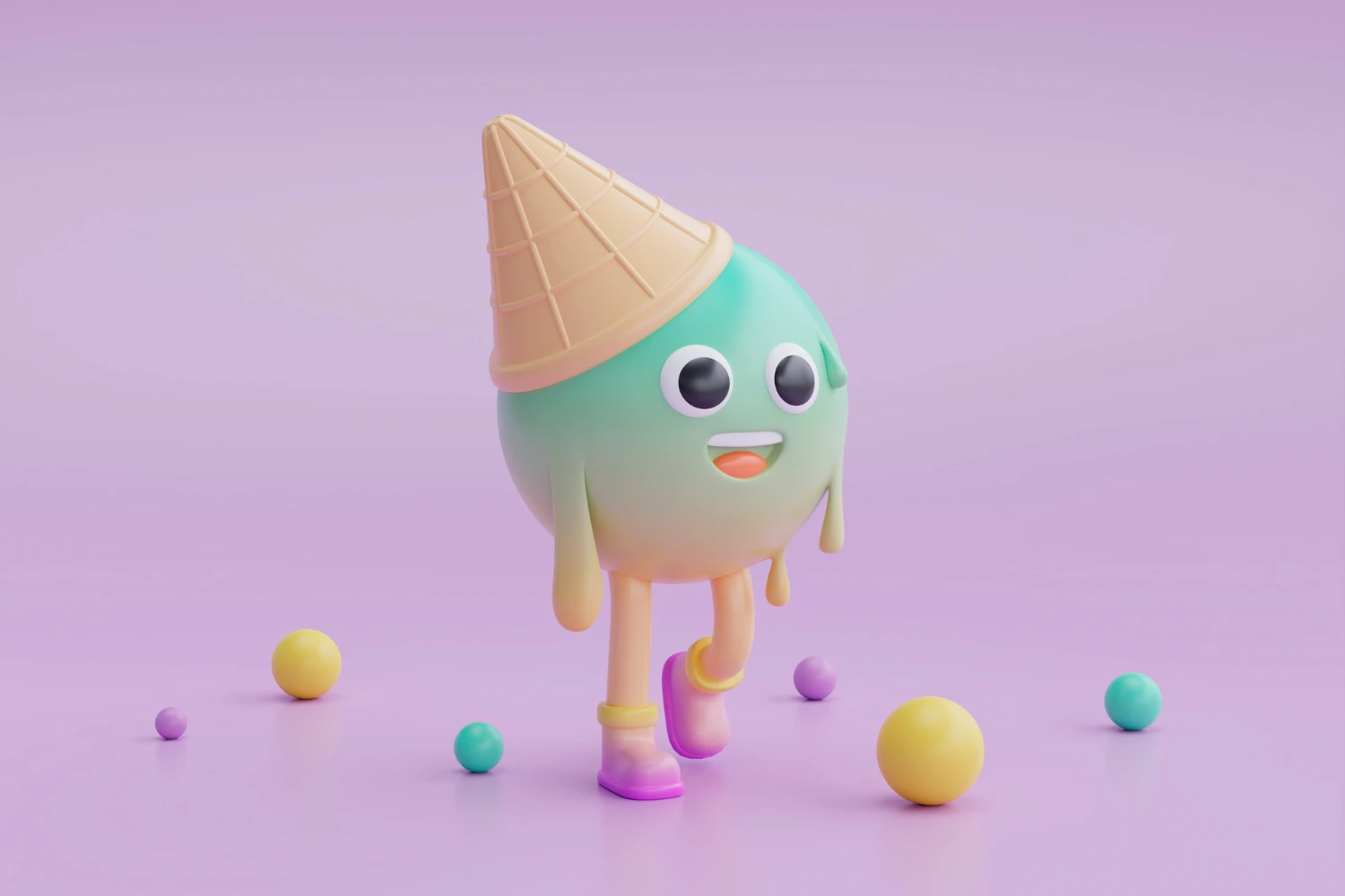 【 Lisa專屬賣場 】冰淇淋｜3D公仔