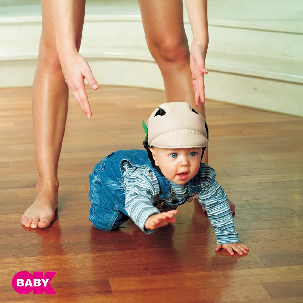 OKBABY 學步護頭帽 防撞帽 | 透氣、輕量設計 頭圍可調 (8-20個月)