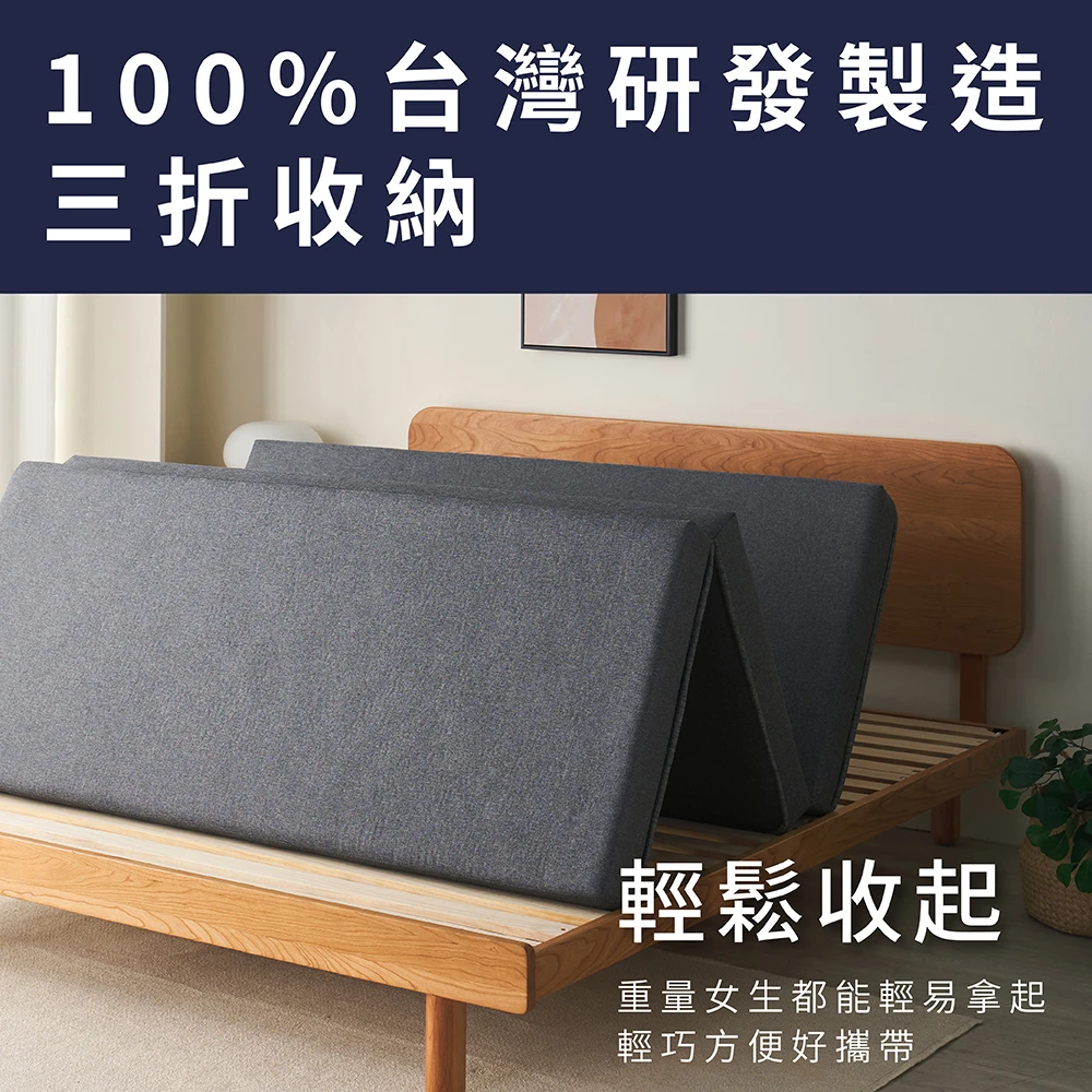仿貓抓透氣布 透氣床墊｜超硬PE棉 8cm