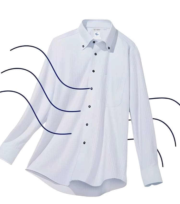 高通氣性i-Shirt襯衫|讓空氣流通、炎熱天氣也能透氣涼爽的商務襯衫