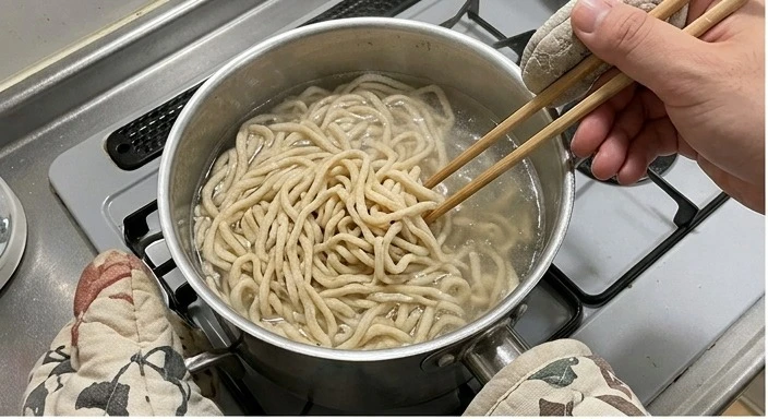 機能低碳麵簡單滾煮數分鐘即可撈起，輕鬆鎖住麵體Q彈口感&nbsp;