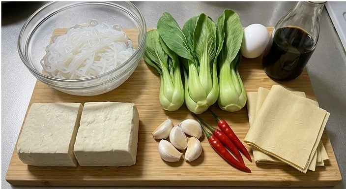 備齊豆腐麵、千張皮與新鮮蔬菜等優質食材，掌握高纖與低碳原則，在家也能快速打造無負擔控醣餐&nbsp;