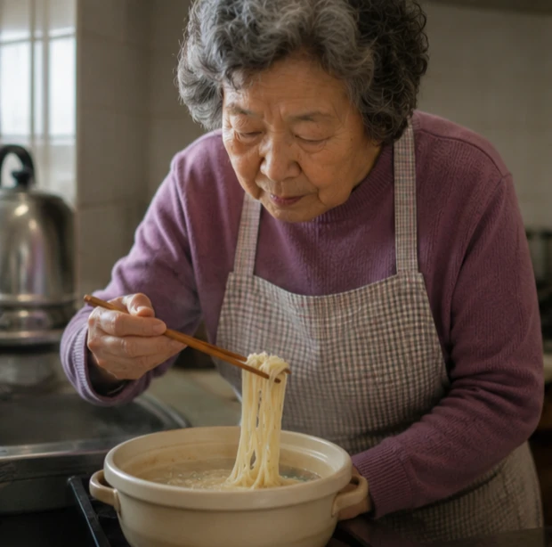 牙口較弱時，可以透過延長烹煮時間、選擇較細或容易咬斷的麵條，調整成更適合入口的質地。