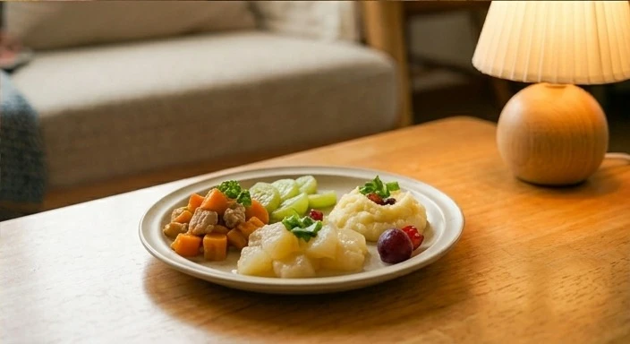 享受一頓豐盛的南瓜燉雞肉晚餐，用美味的食物犒賞自己一天的辛苦