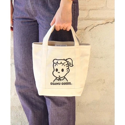 現貨❤️OSAMU GOODS 原田治 金髮女孩 JILL canvas bag 百搭手提帆布包