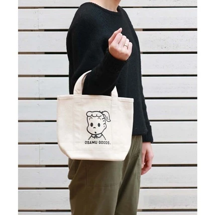 現貨❤️OSAMU GOODS 原田治 金髮女孩 JILL canvas bag 百搭手提帆布包
