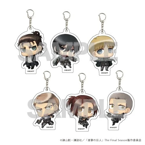 現貨❤️進擊的巨人 The Final Season X Graffart shop 超Q蚊香眼 迷你劇場角色鑰匙圈