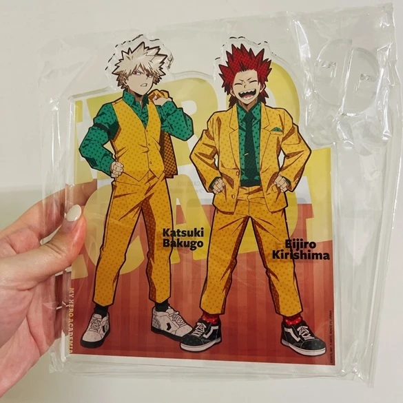 現貨❤️JUMP SHOP 我的英雄學院 fes2022 受注商品 切島&爆豪超厚超大壓克力展示板