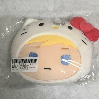 現貨❤️アニまるっ！三麗鷗 X 進擊的巨人 艾爾文生日大臉收納包