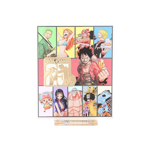 現貨❤️航海王 ONE PIECE 25周年紀念立牌(付紀念別針)