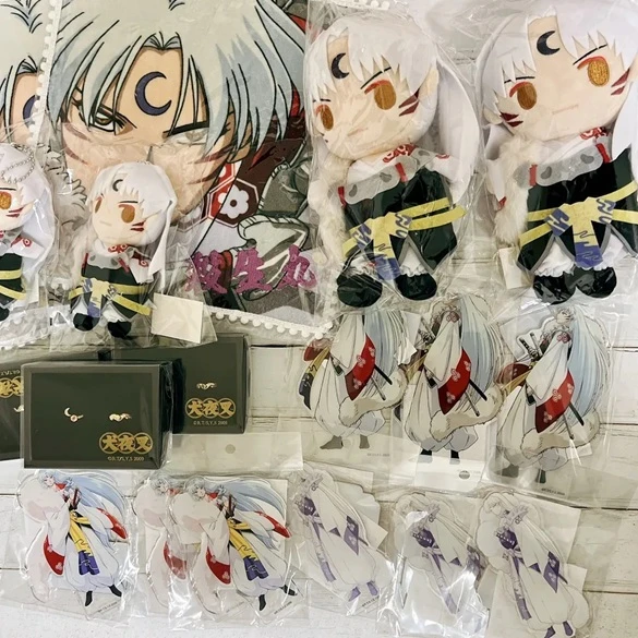 現貨❤️MOVIC 犬夜叉 X 半妖的夜叉姬 動畫軌跡展事後通販 殺生丸小方巾