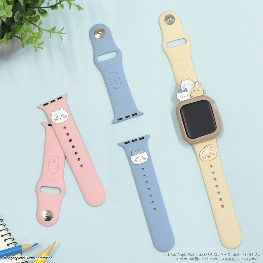 預購🇯🇵 gourmandise ちいかわ 吉伊卡哇 蘋果手錶 Apple Watch 41/40/38mm 橡膠錶帶