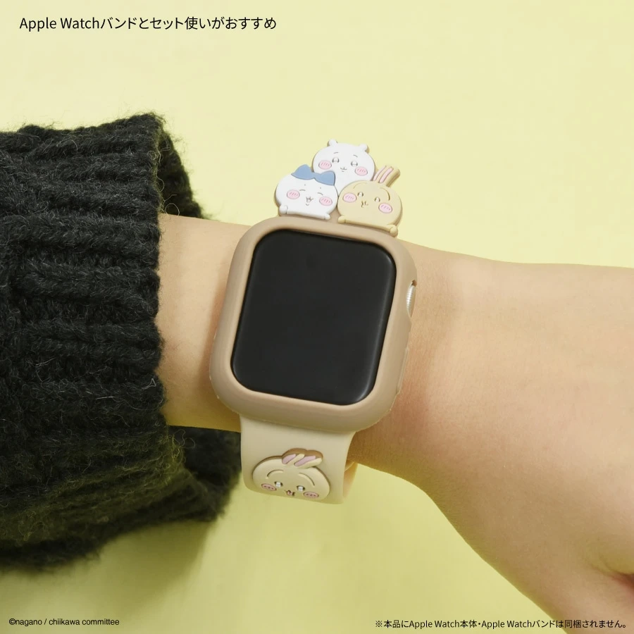 預購🇯🇵 gourmandise ちいかわ 吉伊卡哇 蘋果手錶 Apple Watch 41/40/38mm 橡膠錶帶(複製)