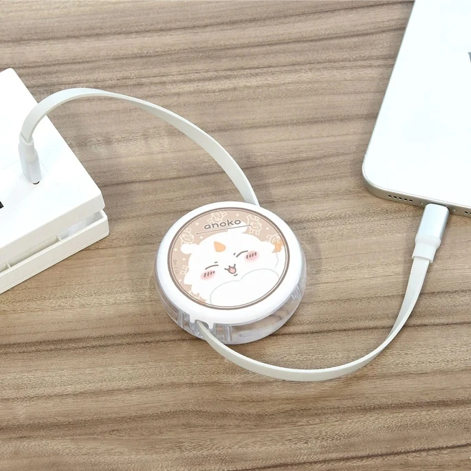 現貨❤️ちいかわ 吉伊卡哇 那孩子 PD60W對應 USB2.0捲線式Type-C線