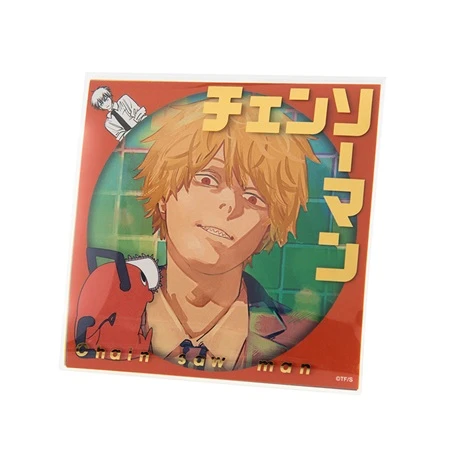 現貨❤️JUMP SHOP限定 鏈鋸人 淀治+秋+帕瓦+真紀真箔入透明收納夾+貼紙4入組