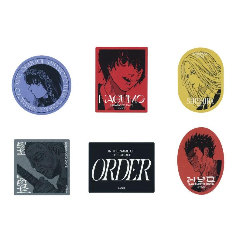 現貨❤️JUMPSHOP SAKAMOTO DAYS 坂本日常 ORDER 貼紙六件組