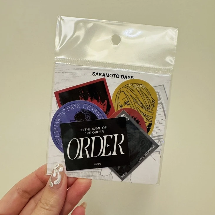 現貨❤️JUMPSHOP SAKAMOTO DAYS 坂本日常 ORDER 貼紙六件組