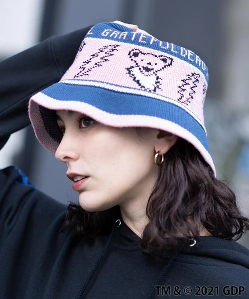 現貨❤️X-girl × GRATEFUL DEAD KNIT BUCKET HAT 針織漁夫帽