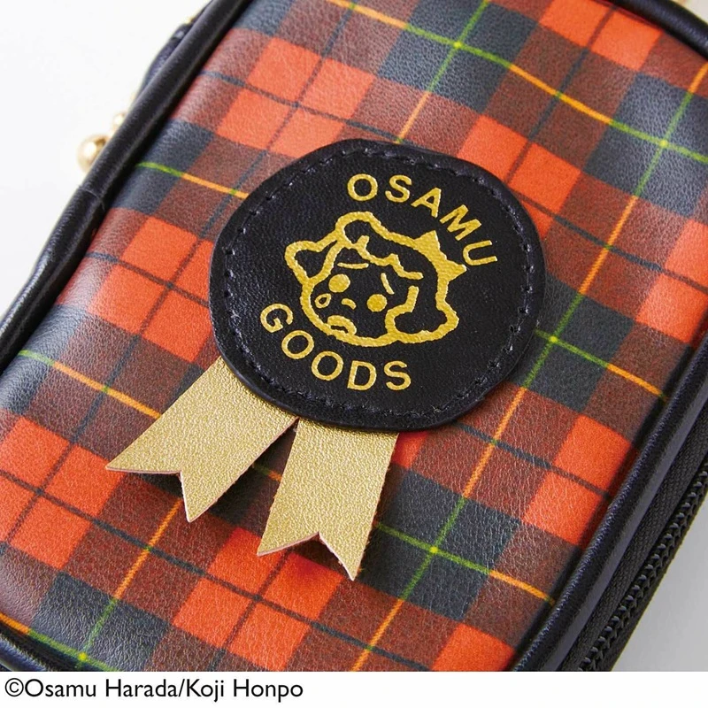 現貨❤️felissimo USEDo×OSAMU GOODS 原田治 質感格紋風多功能卡片鑰匙伸縮吊飾包[JILL款]