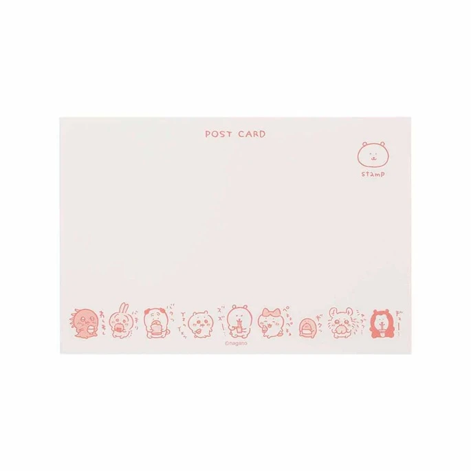 現貨❤️ちいかわ 吉伊卡哇 對自己吐槽的白熊 ナガノ角色明信片 食べ食べメンバー集合