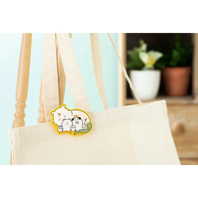 現貨❤️ちいかわ 吉伊卡哇 對自己吐槽的白熊 ナガノ角色 壓克力別針