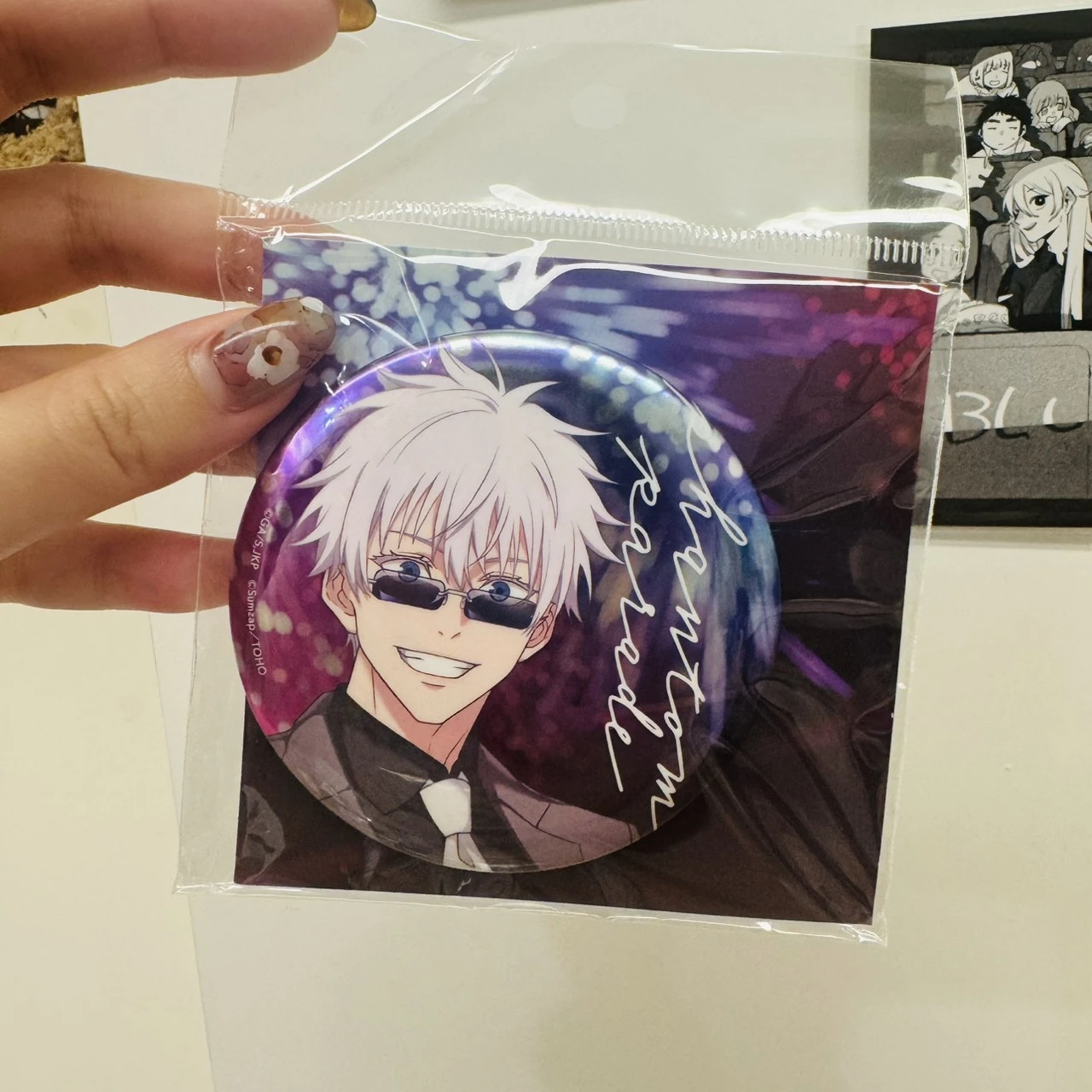 現貨❤️Sumzap Store 咒術迴戰 手遊 幻影遊行 一周年紀念 五條悟金屬徽章