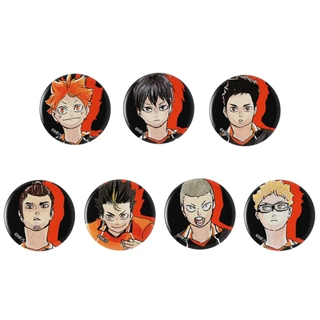 現貨❤️JUMPSHOP 排球少年 ハイキュー!! 819排球日 徽章+特製收納夾第一彈(烏野)[全7種/隨機抽]
