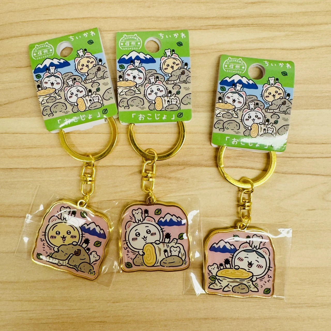 現貨❤️【地區限定】ちいかわ 吉伊卡哇 信州限定 白鼬 金屬鑰匙圈 小可愛/小八/兔兔
