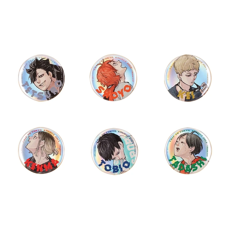 現貨❤️【限定應募受注】JUMP SHOP 排球少年 ハイキュー !! 東京遠征2013夏 金屬徽章組