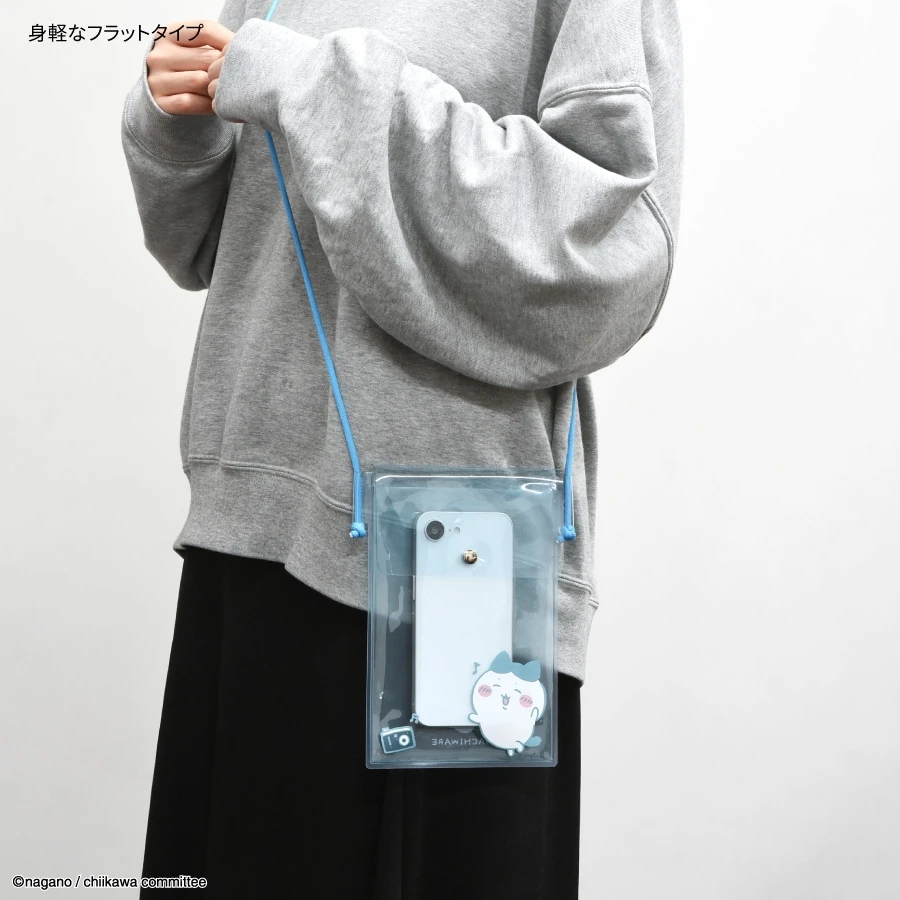 預購🇯🇵gourmandise ちいかわ 吉伊卡哇 IIIIpocket 透明手機斜背包