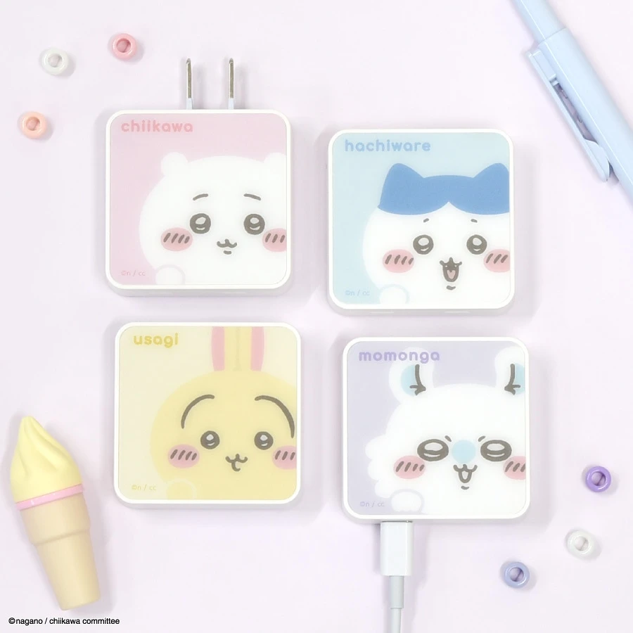 預購🇯🇵gourmandise ちいかわ 吉伊卡哇 USB Type-C 急速充電器（20W／雙孔快充）