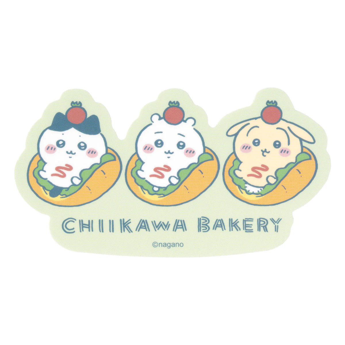 現貨❤️ちいかわ 吉伊卡哇 麵包店系列 小可愛&小八&兔兔 手機貼紙 (サンドなトリオ)
