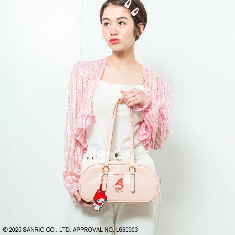預購🇯🇵ACCOMMODE × Sanrio CoWRAP 系列 Melody 美樂蒂 寬版波士頓包