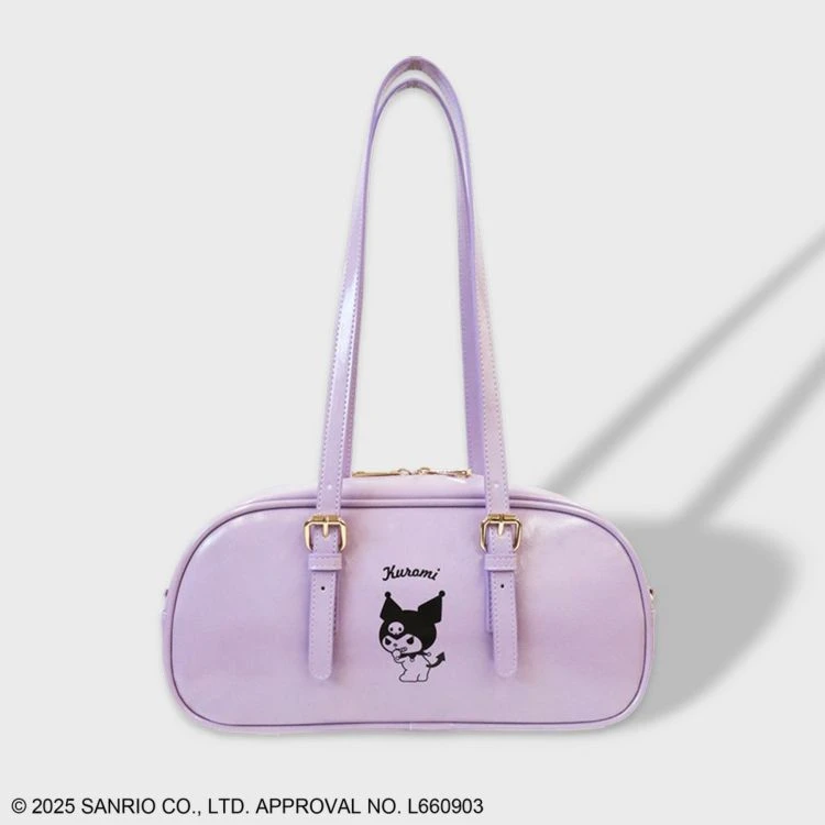 預購🇯🇵ACCOMMODE × Sanrio CoWRAP 系列 Kuromi 酷洛米 寬版波士頓包
