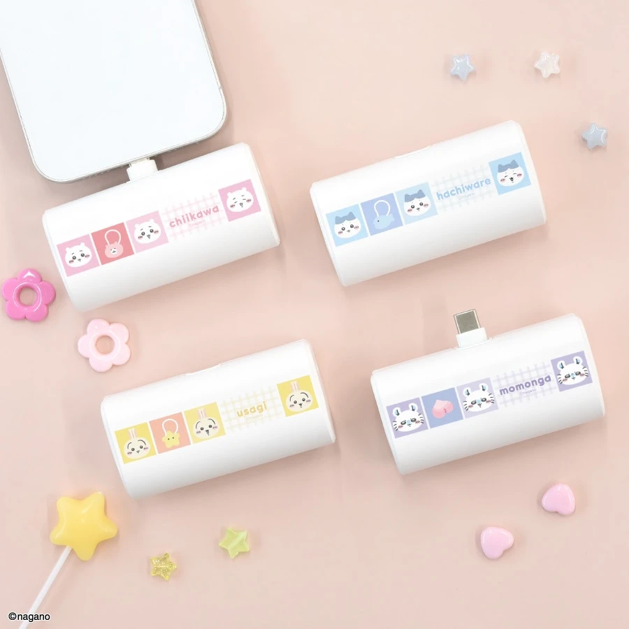 預購🇯🇵gourmandise ちいかわ 吉伊卡哇 Type-C 直插式 造型行動電源（4000mAh）