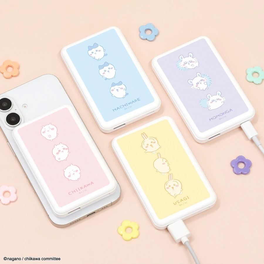 預購🇯🇵gourmandise ちいかわ 吉伊卡哇 MagSafe 對應 無線充電行動電源 5000mAh