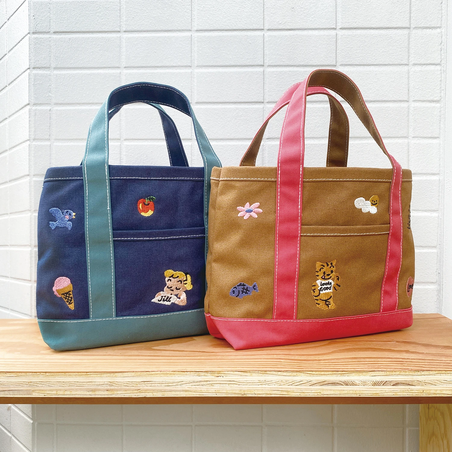 預購🇯🇵OSAMU GOODS 原田治 刺繡迷你手提袋