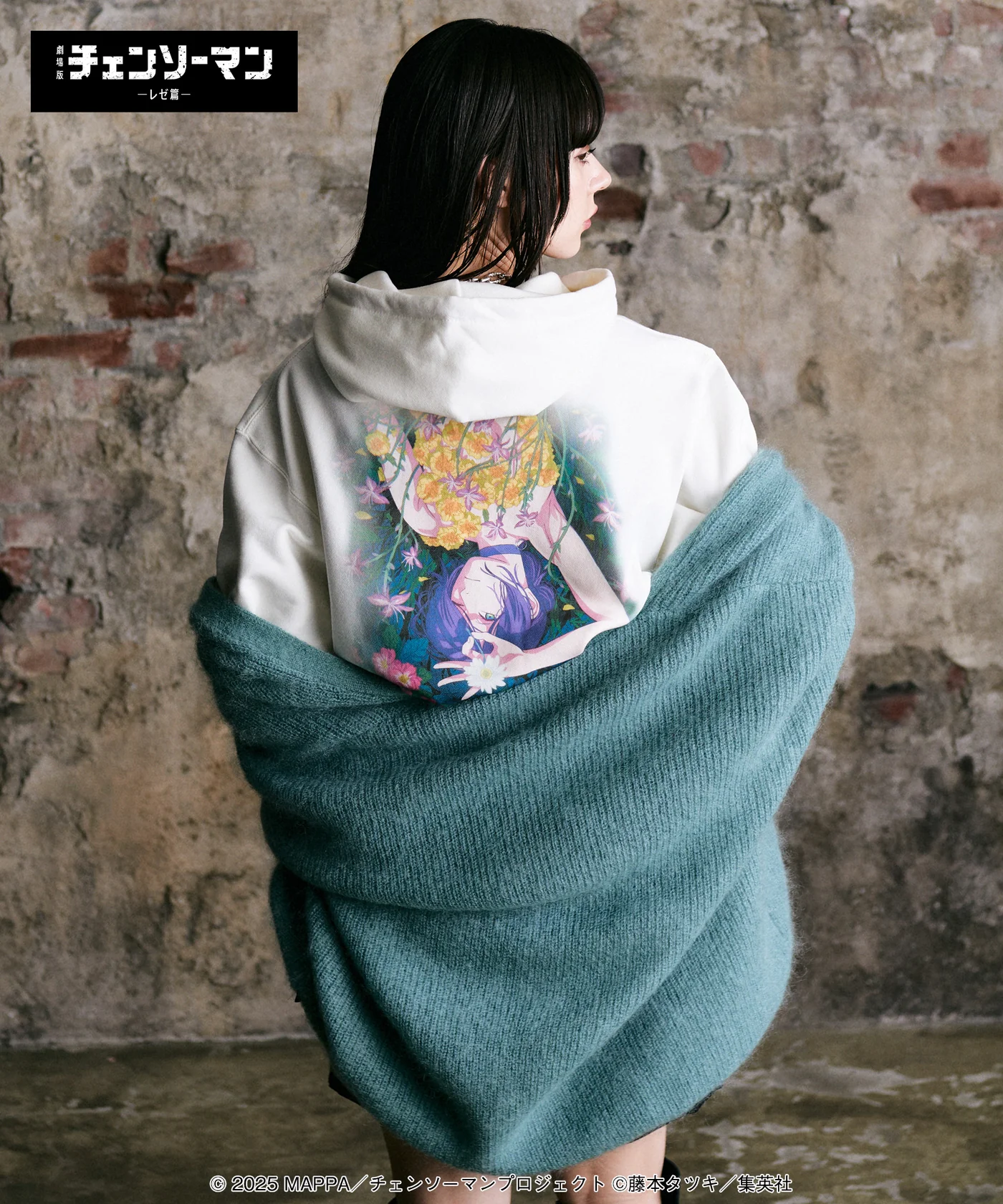 現貨❤️【棄單出清】鏈鋸人X glamb 劇場版 蕾潔篇 Reze Hoodie 厚磅帽T 黑L/白L