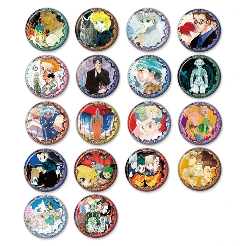 現貨❤️JUMPSHOP  HUNTER×HUNTER 獵人 原畫收藏徽章[隨機抽/全18種]