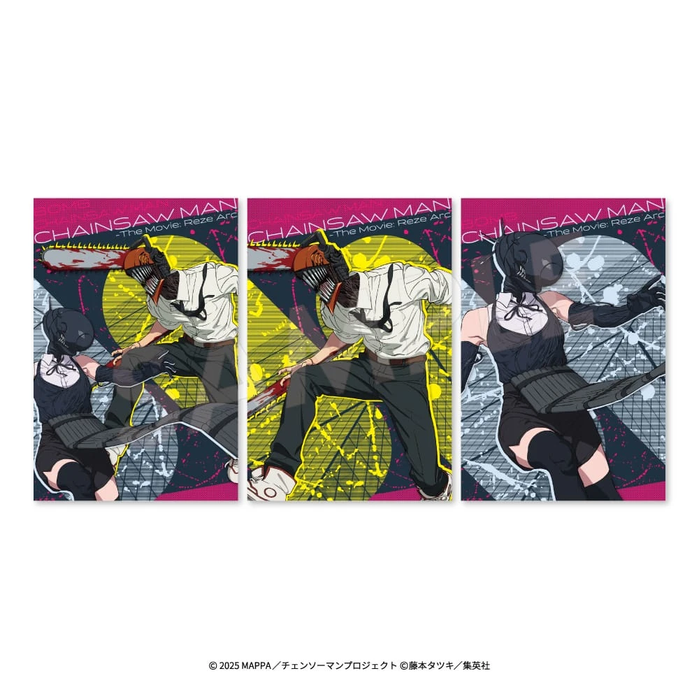 現貨❤️ヴィレッジヴァンガード 鏈鋸人 劇場版 蕾潔篇 限定店 鏈鋸人&波姆視覺圖 明信片組