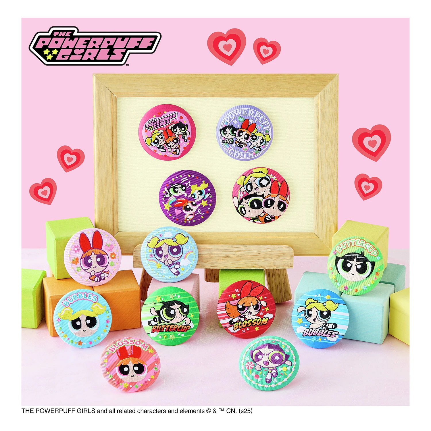 預購🇯🇵萬代 The Powerpuff Girls 飛天小女警 刺繡徽章餅乾食玩 [BOX/全13種/1BOX12入]
