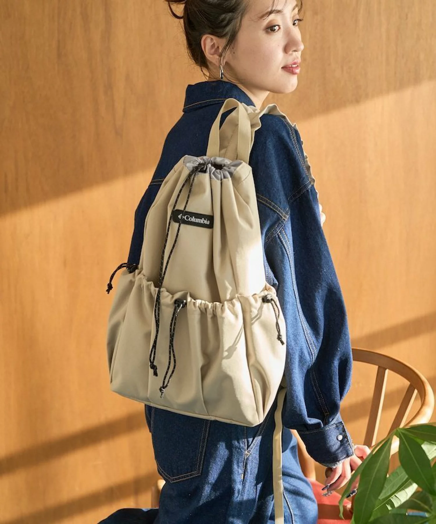 預購🇯🇵【限定再販】Columbia × FREAK’S STORE  聯名抽繩肩背包